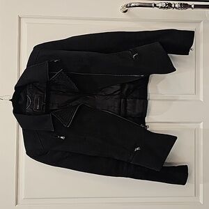 Black crop jacket